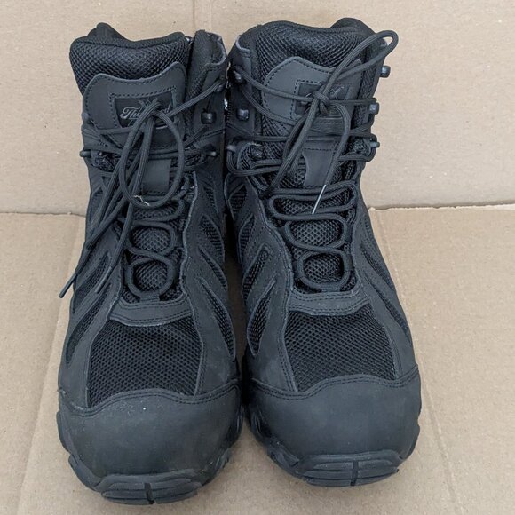 Thorogood Men's Black Crosstrex Side Zip Comp Toe Hiker Boot Waterproof Sise 12 - Picture 4 of 14